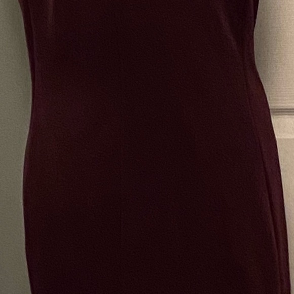 🎈Cleo sz 6 Keyhole wine claret sheath dress - Picture 12 of 12